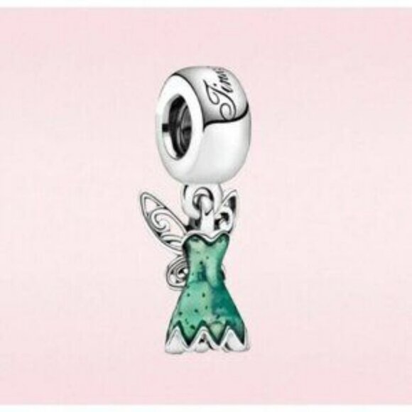 PANDORA Disney Tinkerbell Dress Charm - Picture 1 of 2